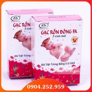 10 hộp gạc rốn Đông Pha Loại 1 cho bé