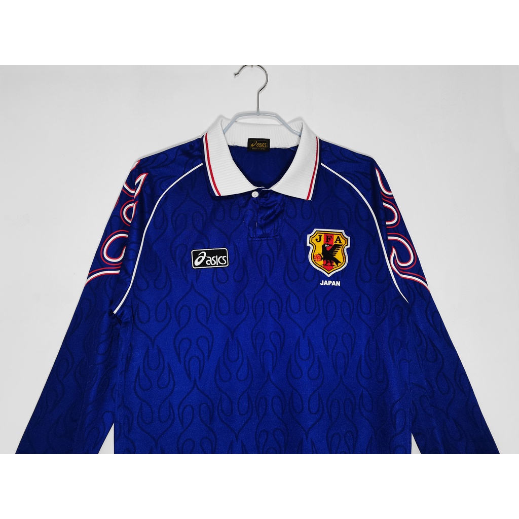 Áo Bóng Đá Dài Tay Phong Cách Retro Nhật Bản 1998