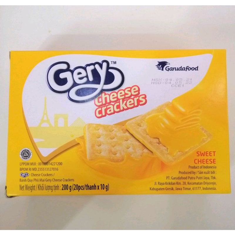 Bánh Quy Phô Mai Gery Cheese Crackers