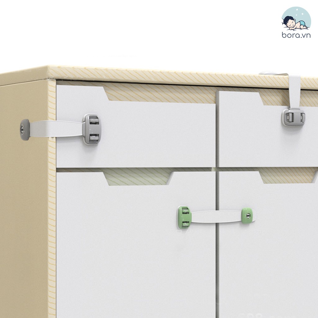 Khóa tủ lạnh, khóa tủ an toàn cho bé cao cấp Looktosee – No >>> top1shop >>> shopee.vn 🛒🛍🛒