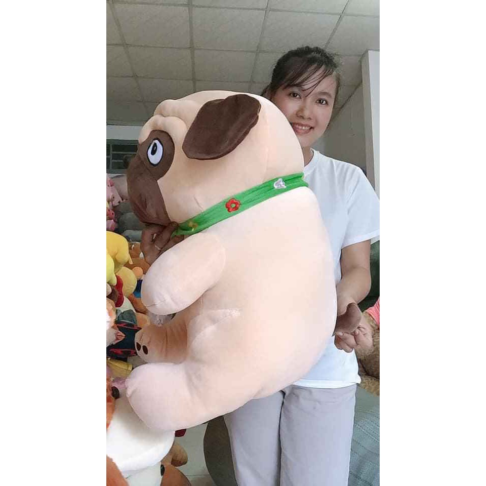 GẤU BÔNG MINISO CHÓ PUG SIÊU MỊN SIZE LỚN