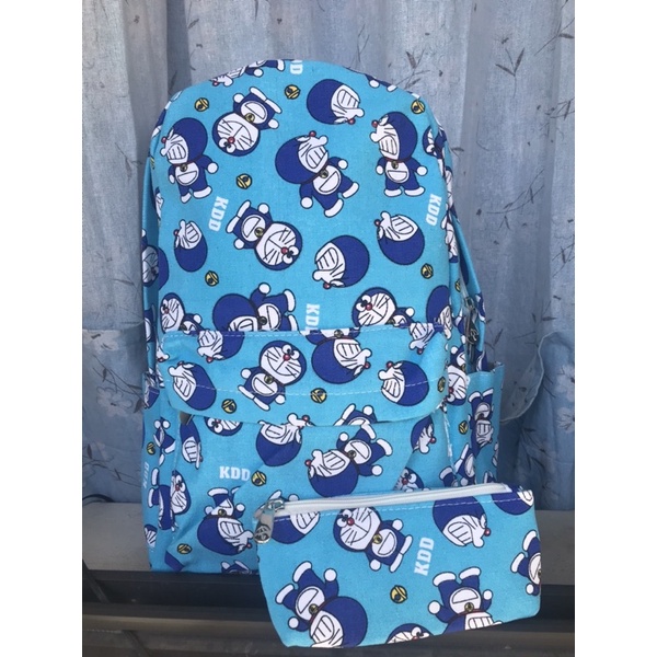 Balo Canvas Doremon Doraemon Balo Dùng Đi Học Đi Chơi Tiện Dụng Tặng Kèm Túi Bút