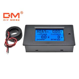 Diymore ac 80-260v 0-100a vôn volt đồng hồ đo dòng điện ac 100a lcd kỹ thuật số wattmeter công suất ampe kế năng lượng 110v 220v mét