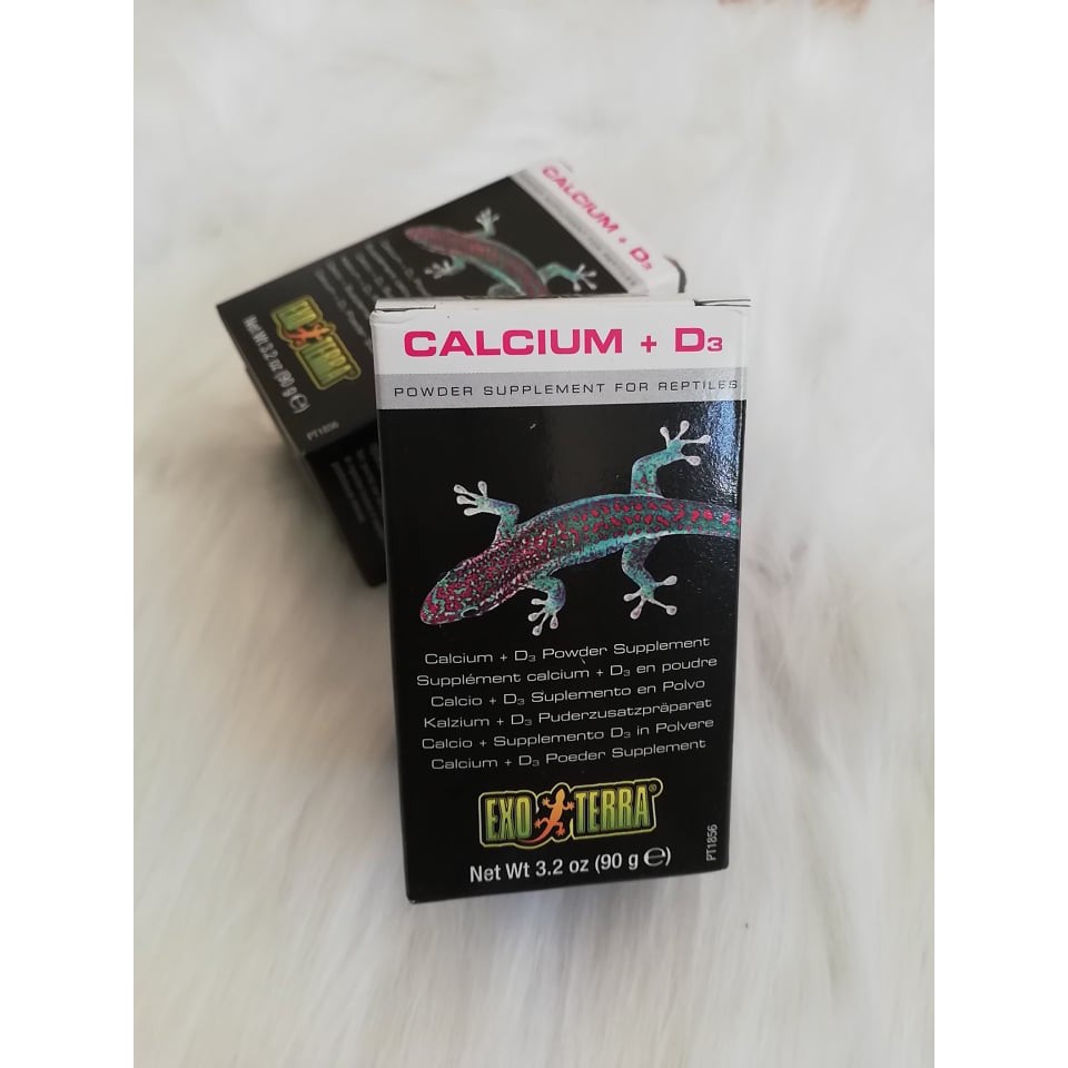 Canxi D3 , Canxi without D3 cho bò sát EXO