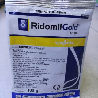 Thuốc Trừ Bệnh Cây Trồng Ridomil Gold (Gói 100g)
