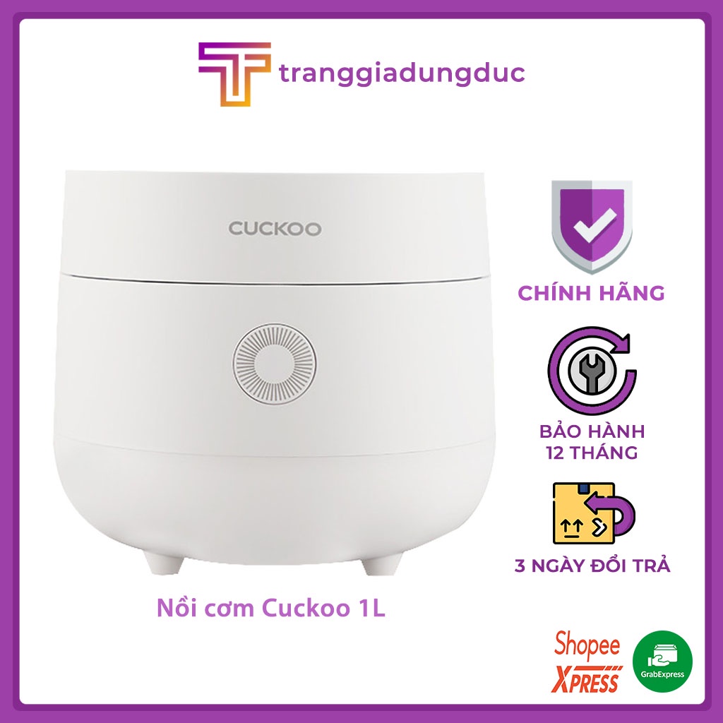 Nồi cơm Cuckoo CR-0675FW, dung tích 1L