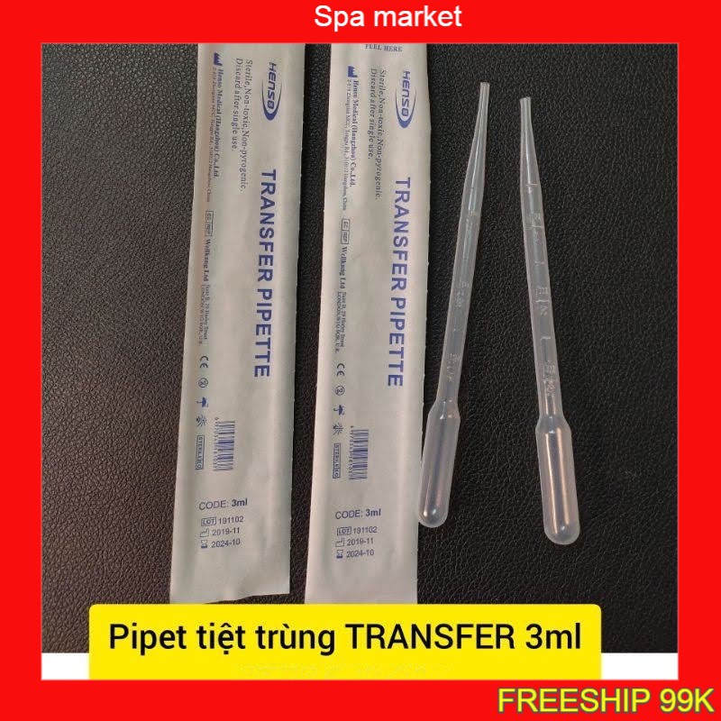 PIPET tiệt trùng TRANSFER 3 ml