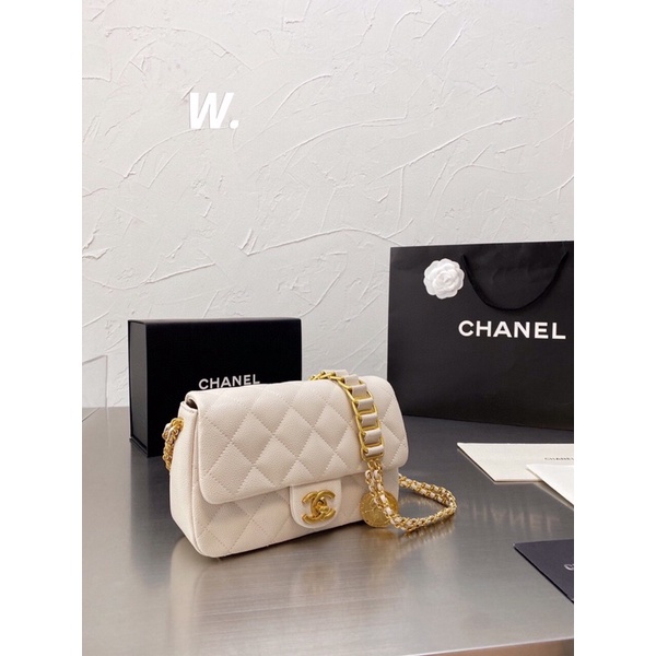 Túi xách Chánel classic mẫu mới sz 20 chất da thật