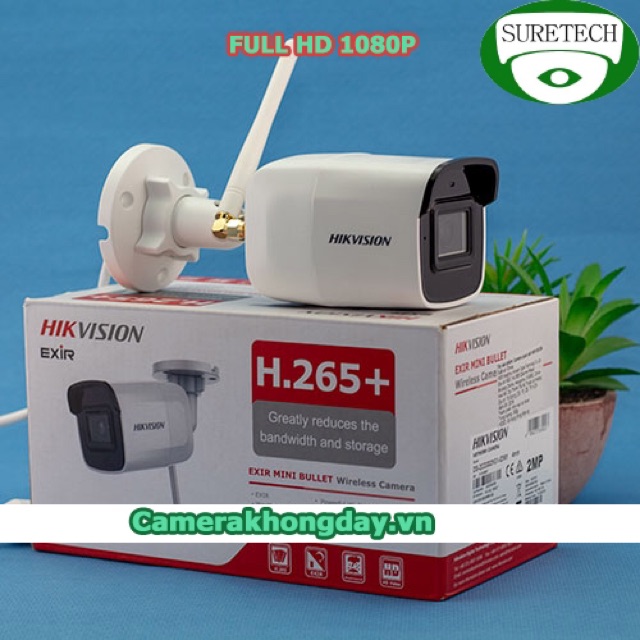 Camera wifi không dây ngoài trời hikvision DS-2CD2021G1-IDW1 1080P