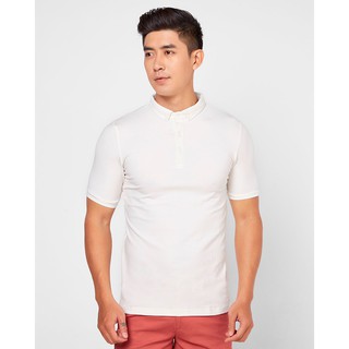 Áo Thun Nam Cotton Có Cổ Trắng TC151 F2