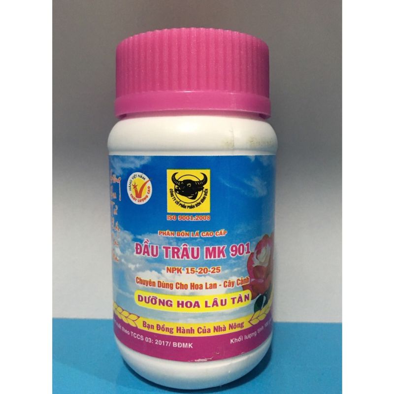 Phân Bón Lá Đầu Trâu MK 901 - Chuyên Hoa Lan, Cây Cảnh, Hoa Hồng