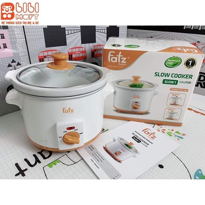 Nồi nấu chậm Fatz baby  FB9015MH Nấu cháo và đồ ăn dặm cho trẻ, giữ được các hàm lượng chất dinh dưỡng rất cao.