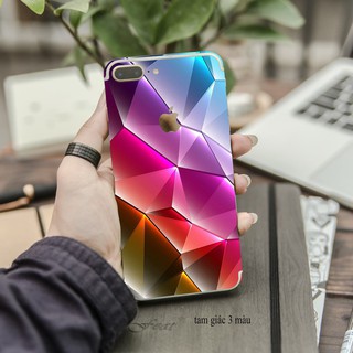 "HOT" Miếng Dán Skin IPhone - Tam Giác 3 Màu 