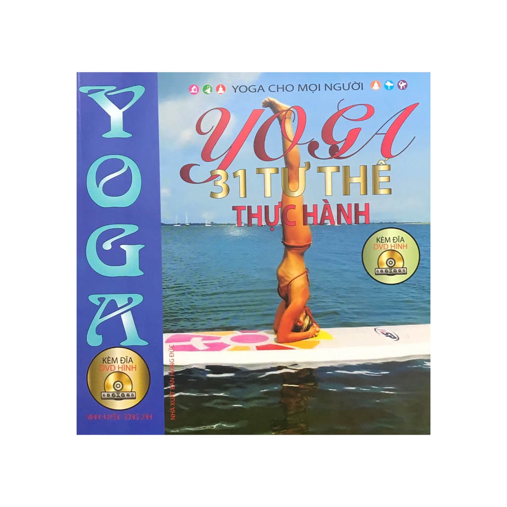 Sách - Yoga 31 tư thế thực hành , kèm đĩa CD ( Minh Lâm )