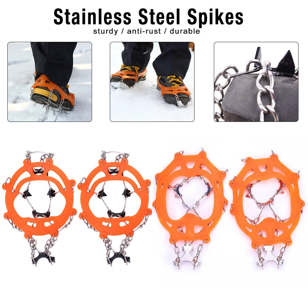 Snow Spikes Ice Climbing Anti-skid Grips Footwear Mountain Outdoor Cleats​ Traction