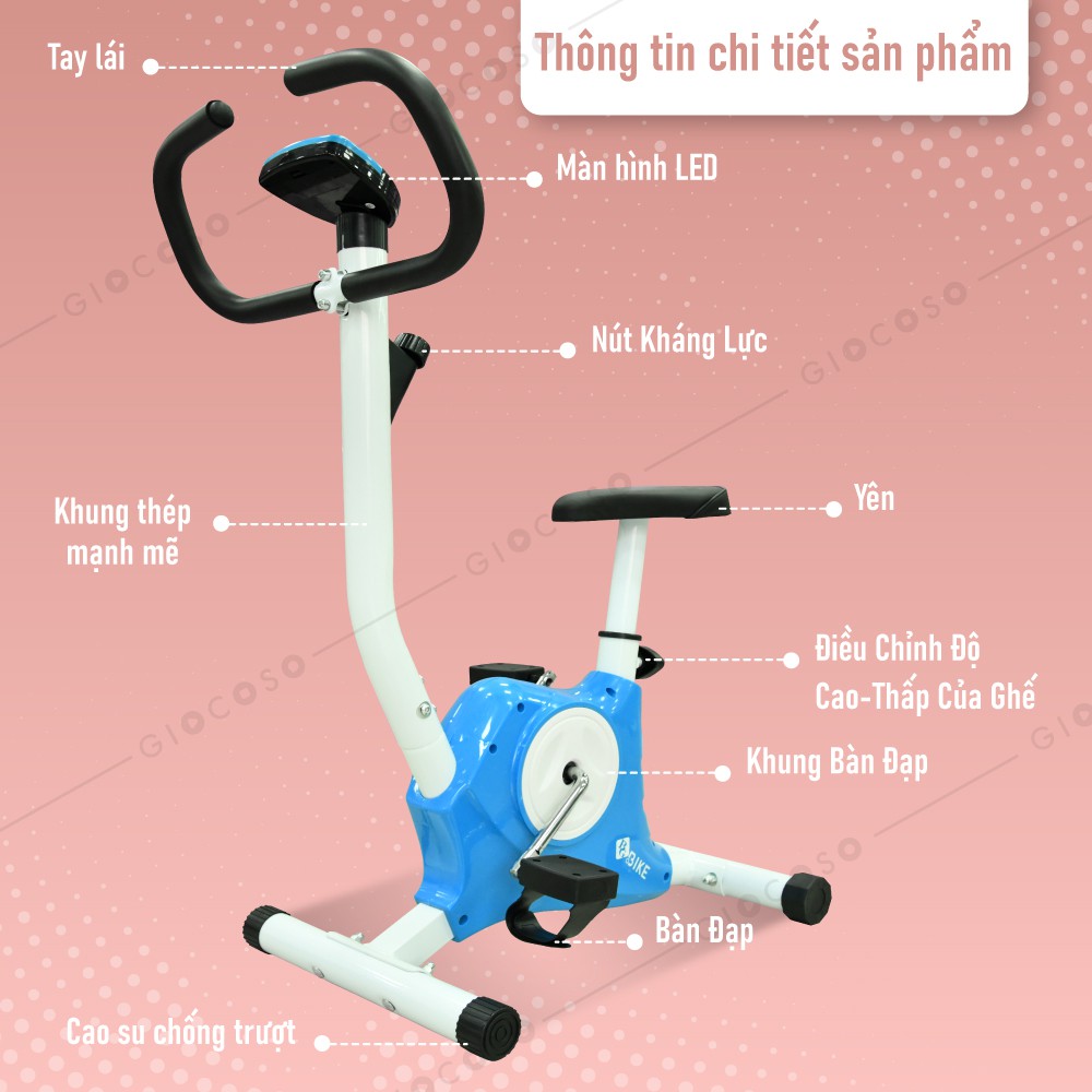 BG Xe đạp tập thể dục trong nhà mẫu YS02 BLUE