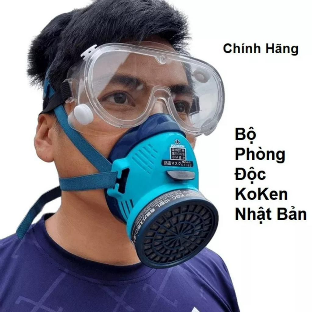 Mặt Nạ Phòng Độc Koken G7 Nhât Ban Chính Hang, Siêu Bền, Lọc Siêu Tốt