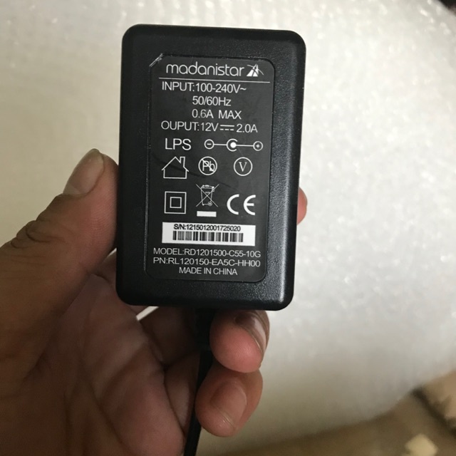 Nguồn 12v2a chân thường 5.5*2.5Dùng Cho CAMERA-Đèn Led-Đầu Tivibox...Cam kết hàng chuẩn 100%