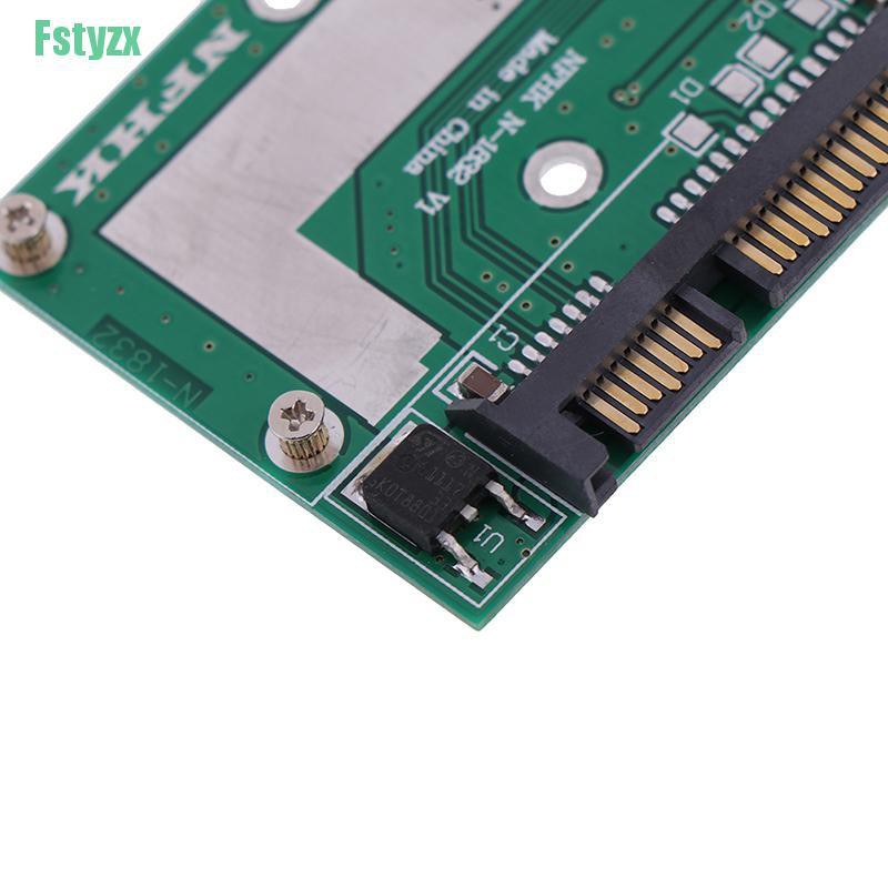 fstyzx mSATA SSD to 2.5'' SATA 6.0gps adapter converter card module board mini pcie ssd | BigBuy360 - bigbuy360.vn