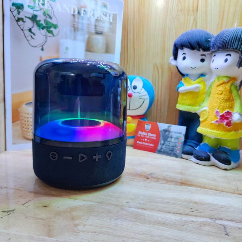 Loa Bluetooth JY02  Có Led Đổi Màu , Hỗ Trợ FM & AUX , USB Thẻ TF . Loa Cap Cấp - Miễn Phí Vận Chuyển
