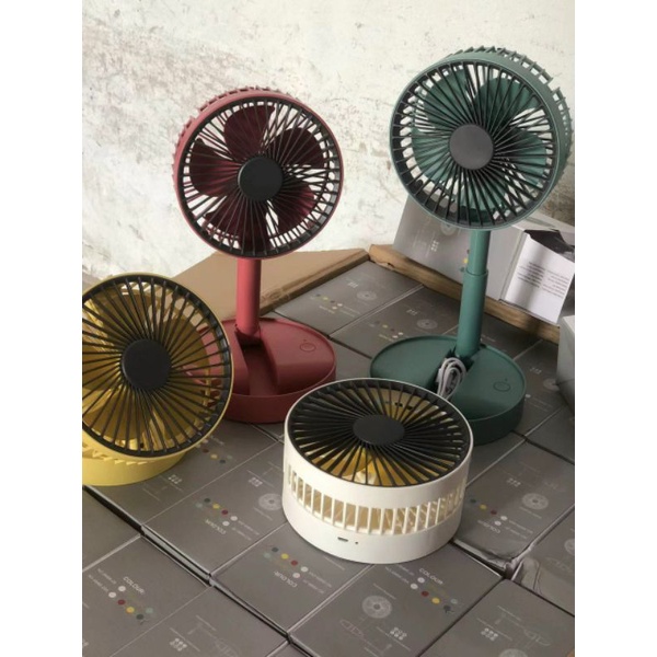 QUẠT MINI GẤP GỌN TÍCH ĐIỆN 3 CHẾ ĐỘ GIÓ