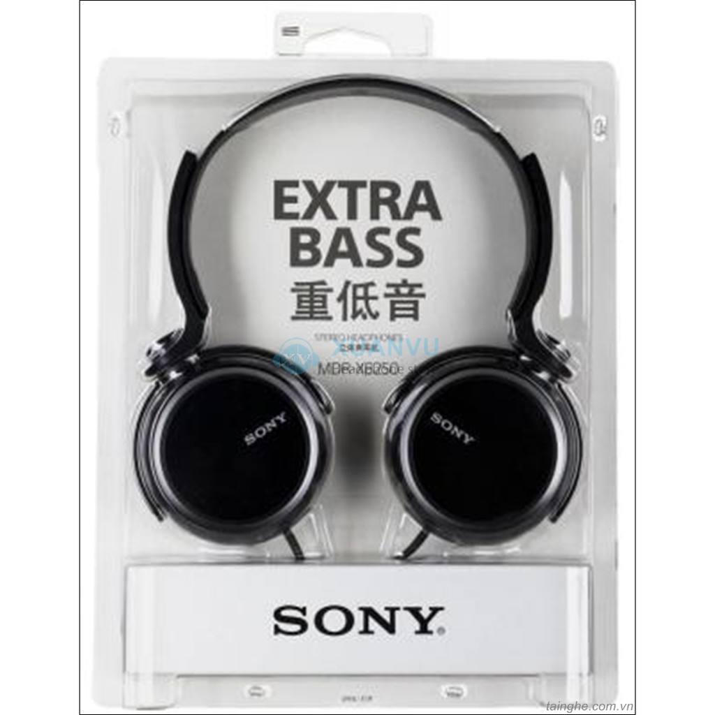 Tai nghe Sony XB250 Đen - Hãng phân phối chính thức