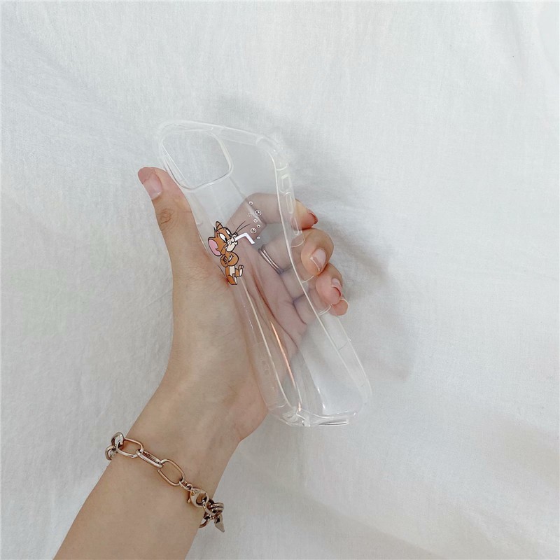 Ốp điện thoại mềm họa tiết tom và jerry cho iphone 11 promax 6s 7 8 plus iphone 12 pro max x xr xs max 7plus 8plus | BigBuy360 - bigbuy360.vn