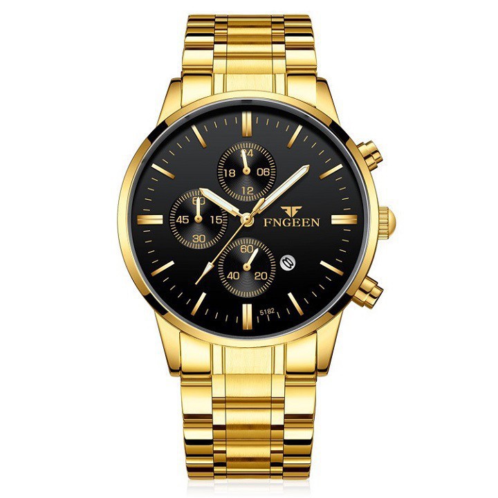 Đồng hồ nam FNGEEN 5027 Chống nước chống xước, quai thép đúc không gỉ - Mặt Kính Sapphire . Bảo hành 12 tháng | BigBuy360 - bigbuy360.vn