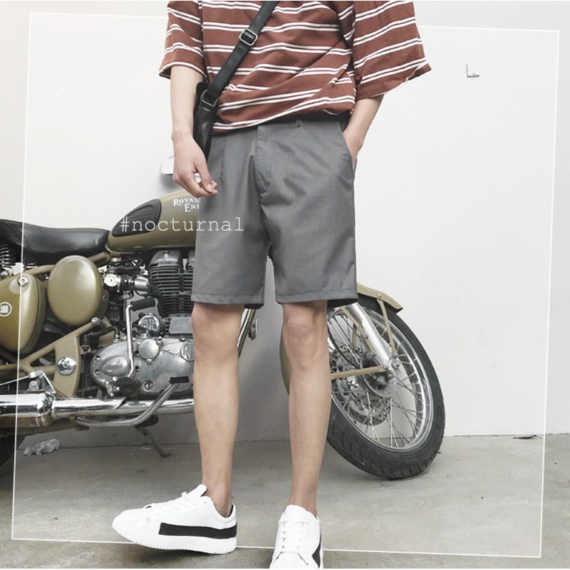 QUẦN SHORT TÂY BACK2BASIC Nocturnal Nam Nữ Cặp Đôi Unisex Phong Cách Dạo Phố Sài Gòn Ulzzang 2021