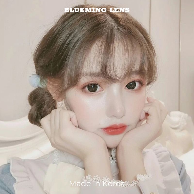 Lens mắt Black kính áp tròng đen tự nhiên, đủ size có giãn