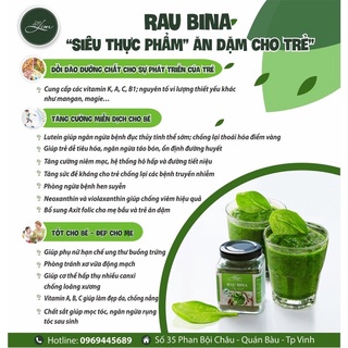 Rau Bina Sấy Lạnh ( Cải Bó Xôi )