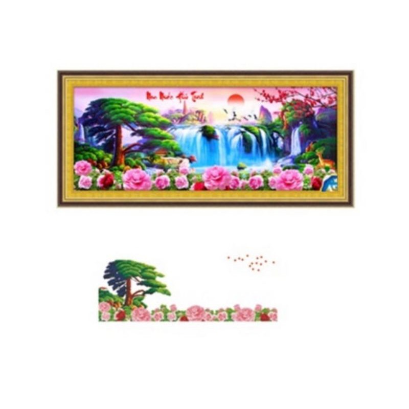 Tranh đính đá DF322, KT:115*50cm