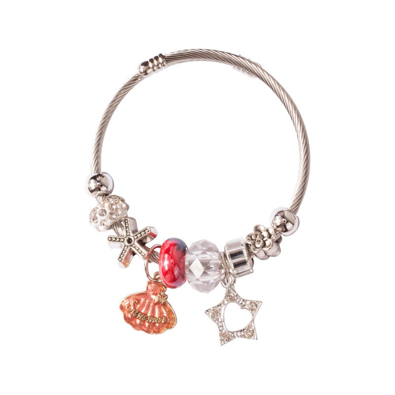 Vòng Tay Đính Đá Pha Lê Phong Cách Hàn Quốc Đơn Giản Cho Nữ | BigBuy360 - bigbuy360.vn