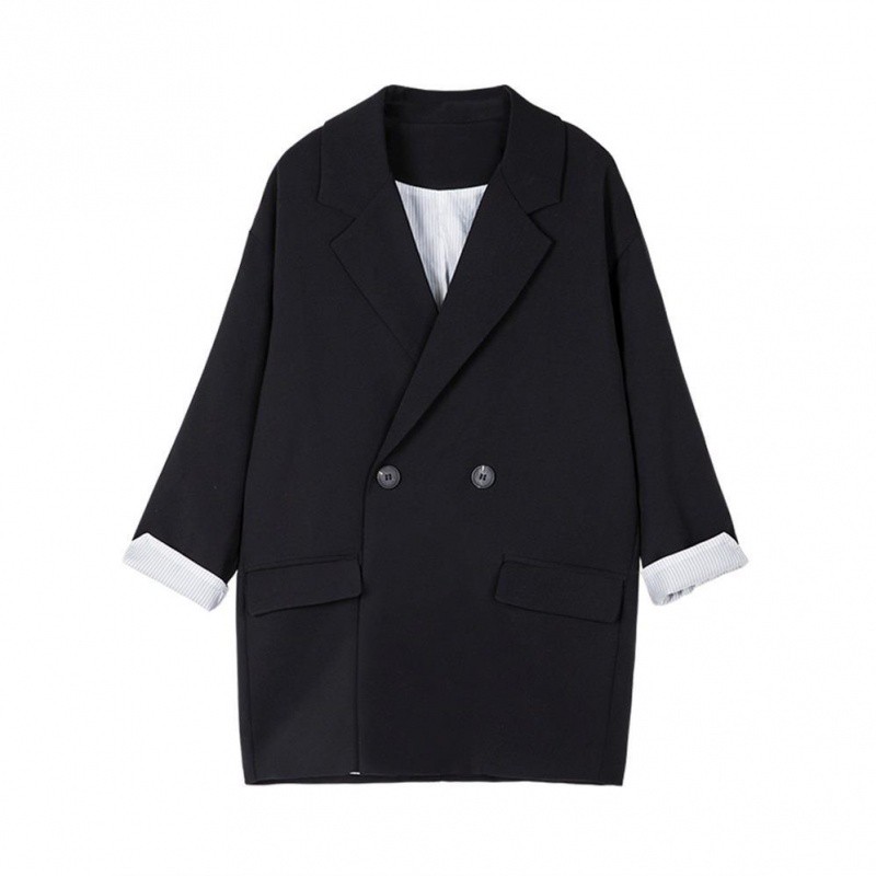 Áo Khoác Blazer BLACK RETRO CHIC JACKET - AK066 (2 lớp) | BigBuy360 - bigbuy360.vn