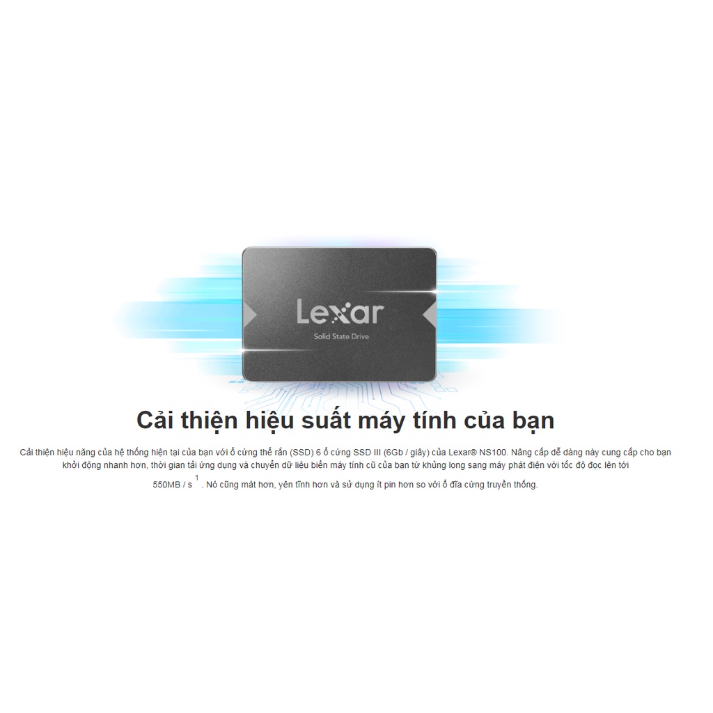 Ổ cứng SSD Lexar NS100 128G 256G -  2.5 inch - SATA III | BigBuy360 - bigbuy360.vn