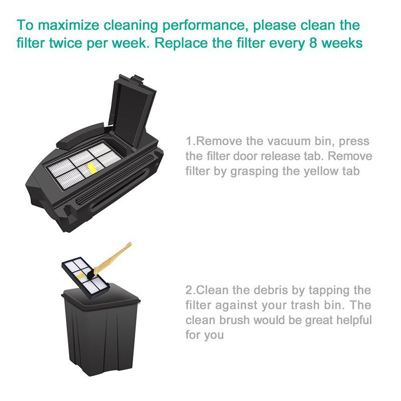 Bộ 14 Phụ Kiện Thay Thế Cho iRobot Roomba 880 860 870 871 980 990