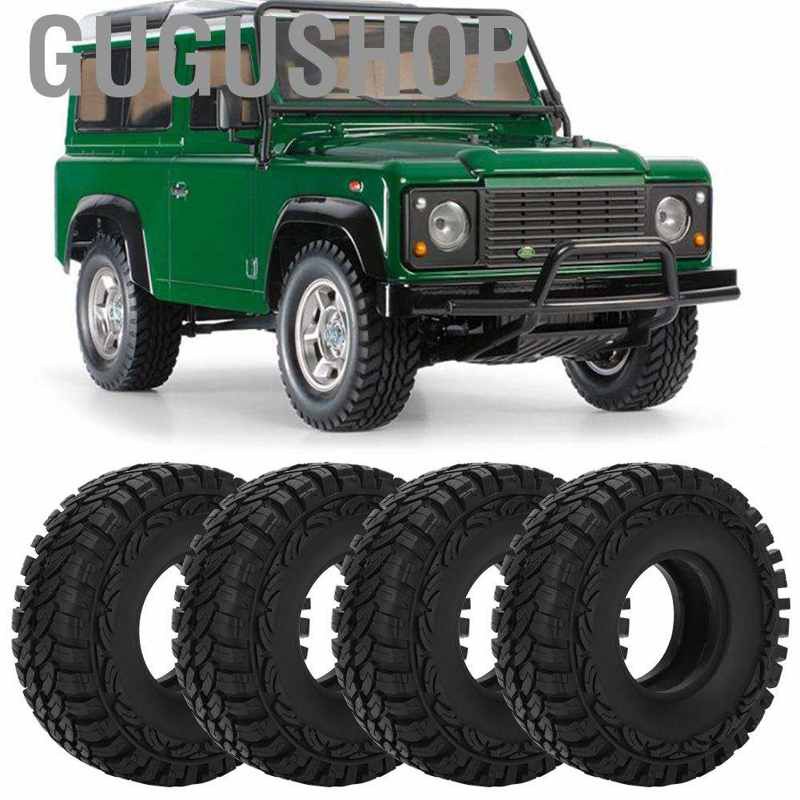 Gugushop RC Car Wheel Tyres Rubber Tires  4pcs 114MM 1.9Inch Fit for SCX10 90046 1/10 Scale Model Crawler Off-road Truck