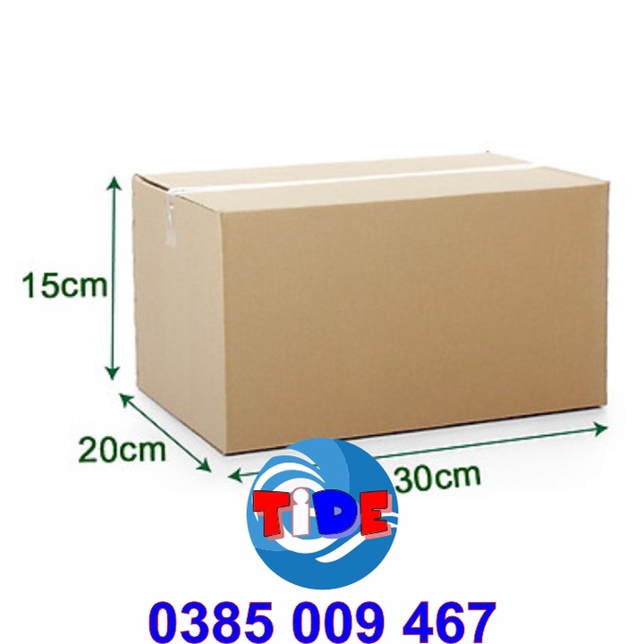 Hộp carton (50 chiếc kích thước 30cm x 20cm x 15cm) – Dùng trong công tác đóng hàng hỗ trợ vận chuyển – Hộp COD