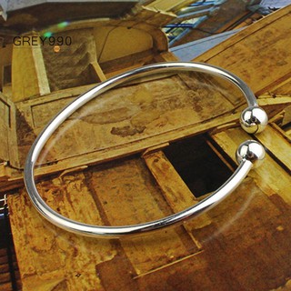 Women's Silver Plated Open Hand Bangle Bracelet