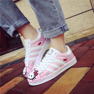 Giày Thể Thao Họa Tiết Hello Kitty Doraemon Size 35-40❤️