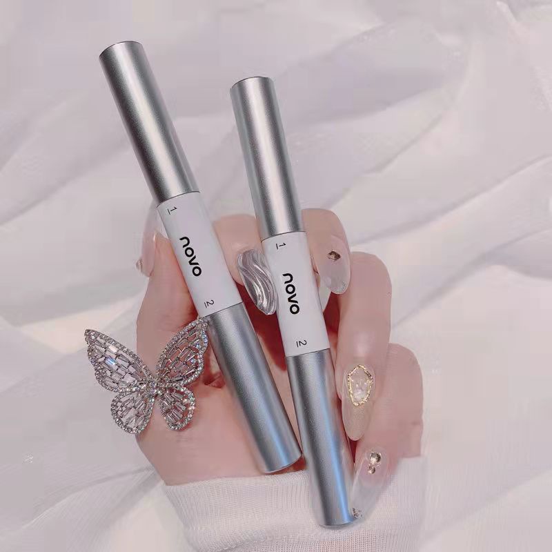 [Hàng mới về] Mascara 2 đầu có tẩy trang NOVO chống nước cong lông mi lông mày | BigBuy360 - bigbuy360.vn