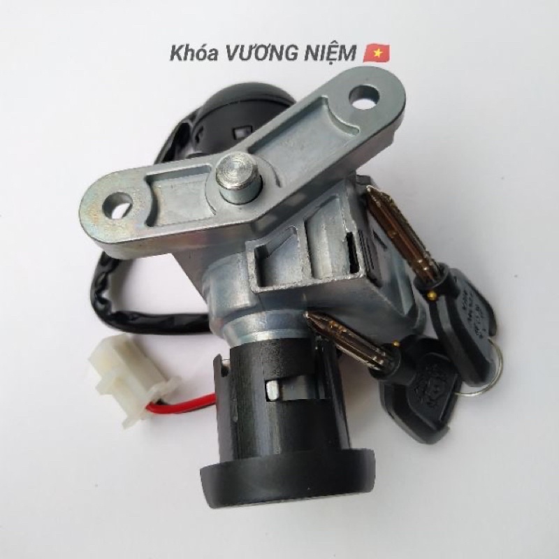 Bộ Ổ Khoá Xe SH 150 Ý/ Dylan/ PS Chìa 8 Cạnh Chống Trộm Cao Cấp Chính Hãng VƯƠNG NIỆM