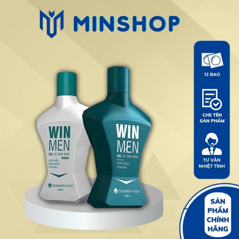 Dung dịch vệ sinh nam Winmen - Vệ sinh vùng kín, Gel vệ sinh nam Win men, Chai 110ml