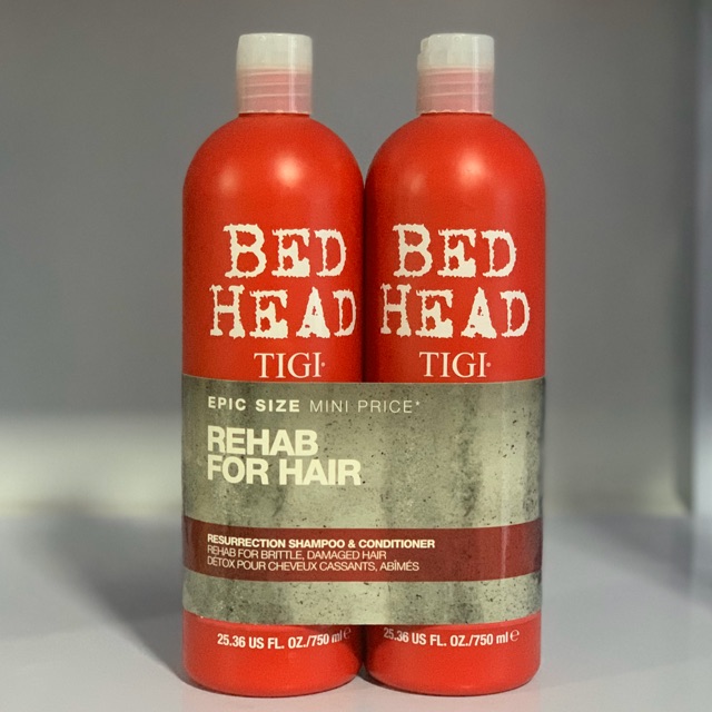 [Hàng Chuẩn Auth]Bộ dầu gội xả Tigi Bed Head đỏ phục hồi cấp độ 3 750ml/chai