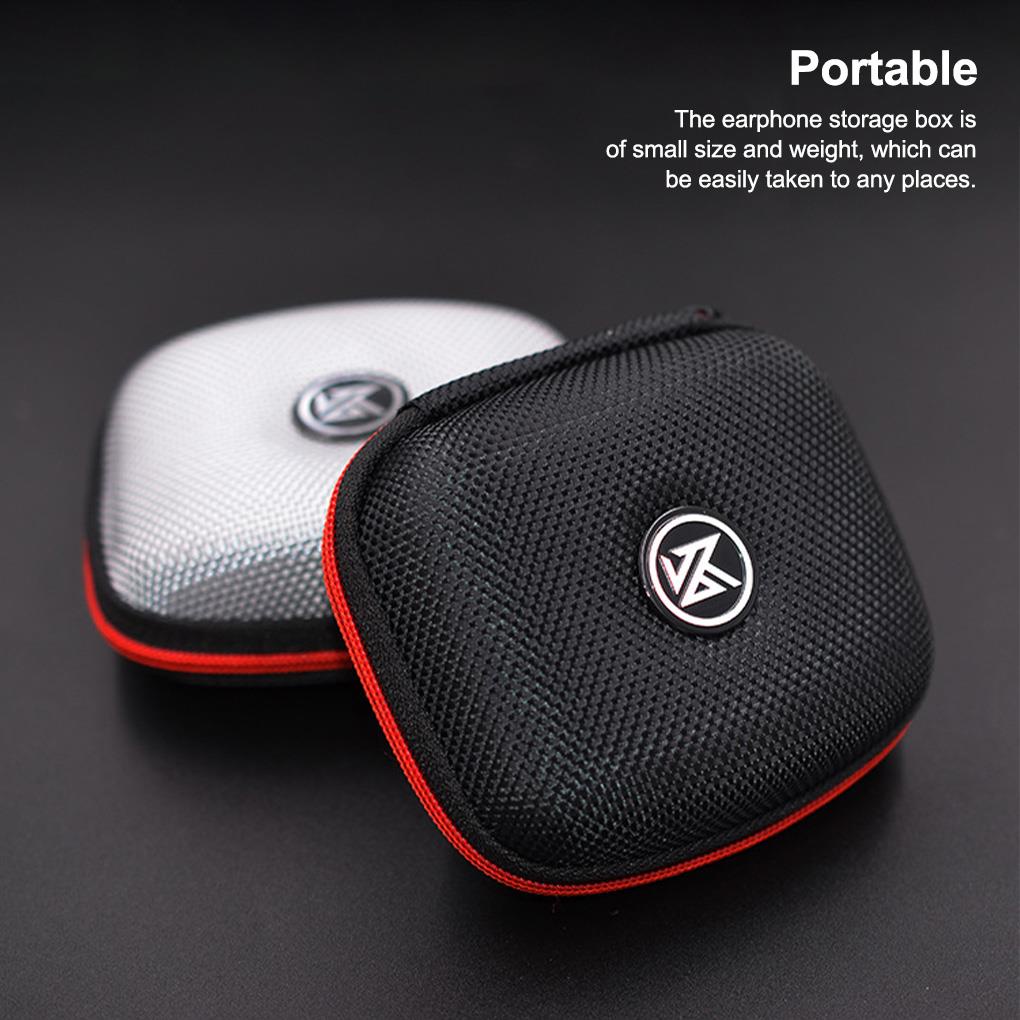 Hộp Đựng Tai Nghe Bluetooth Bằng Nylon Hình Vuông Tiện Dụng Cho Văn Phòng / Trong Nhà / Ngoài Trời
