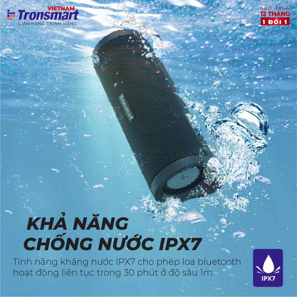 Loa Bluetooth 5.0 Tronsmart Force 2 TM-372360 - IPX7 - 30W - Chip Qualcomm QCC3021 - Hàng chính hãng