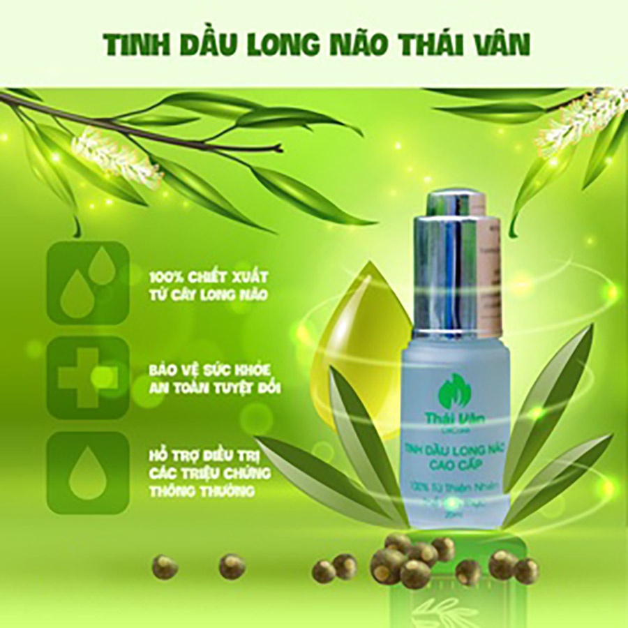 Tinh dầu Long Não thiên nhiên  Giúp khử mùi, đuổi muỗi, tạo hương thơm thư giãn