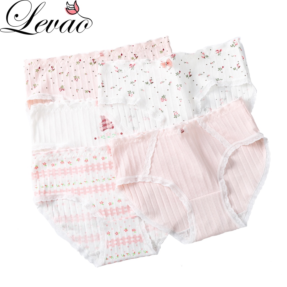 Quần lót LEVAO chất liệu cotton mềm mại thoải mái cho nữ