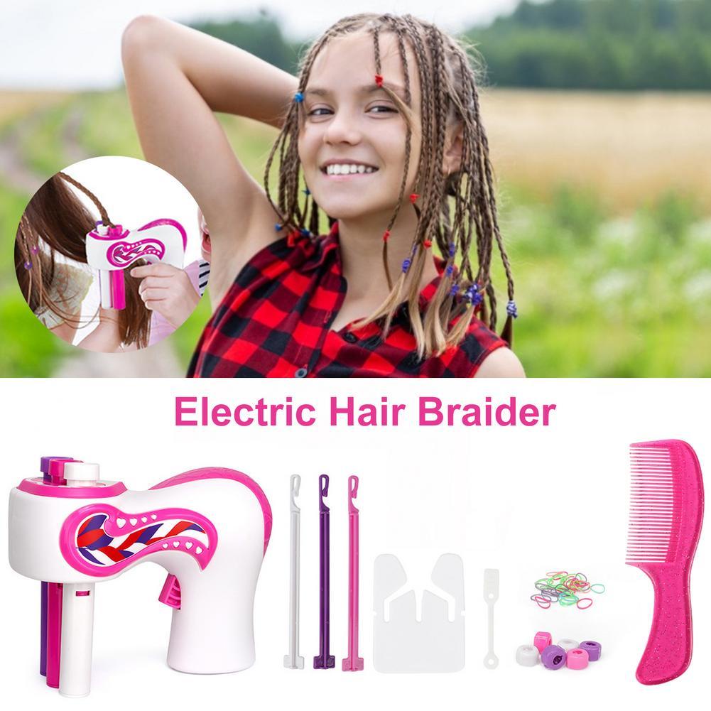 Máy Tết Tóc Tự Động Chạy Bằng Điện Abs Chuyên Dụng Tiện Lợi Cho Salon