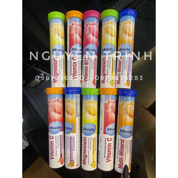 Viên Xủi Mivolis Đức Tăng Đề Kháng  Tuýp 20 Viên
